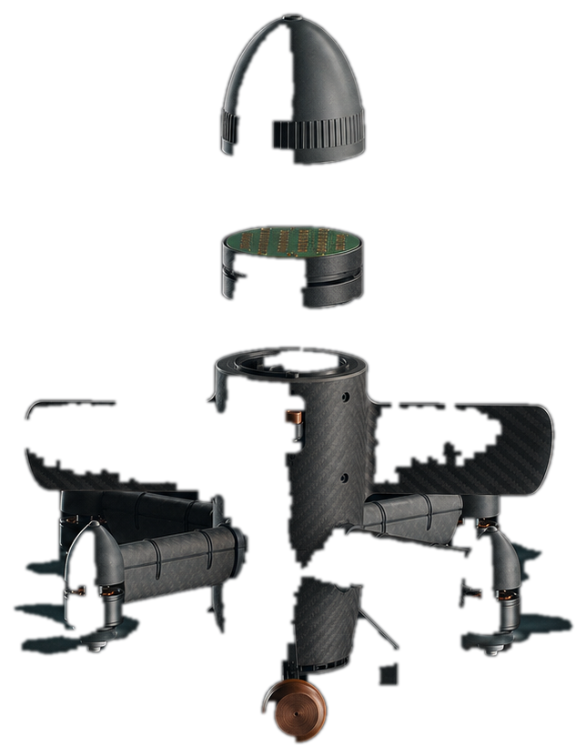 Archimedes 1A exploded seeker render